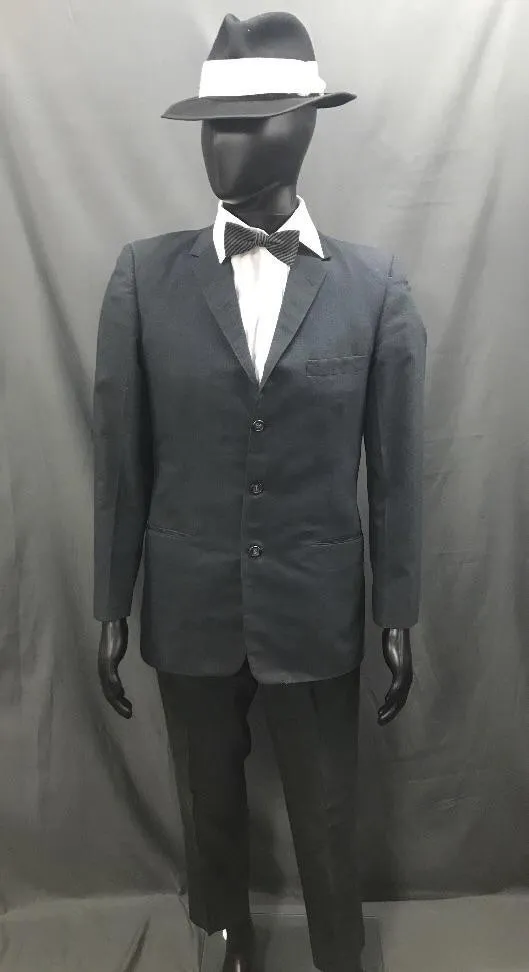 1920s Gangster Suit Black and White - Hire