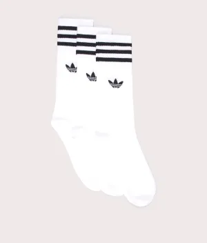 3 Pack High Socks - Large