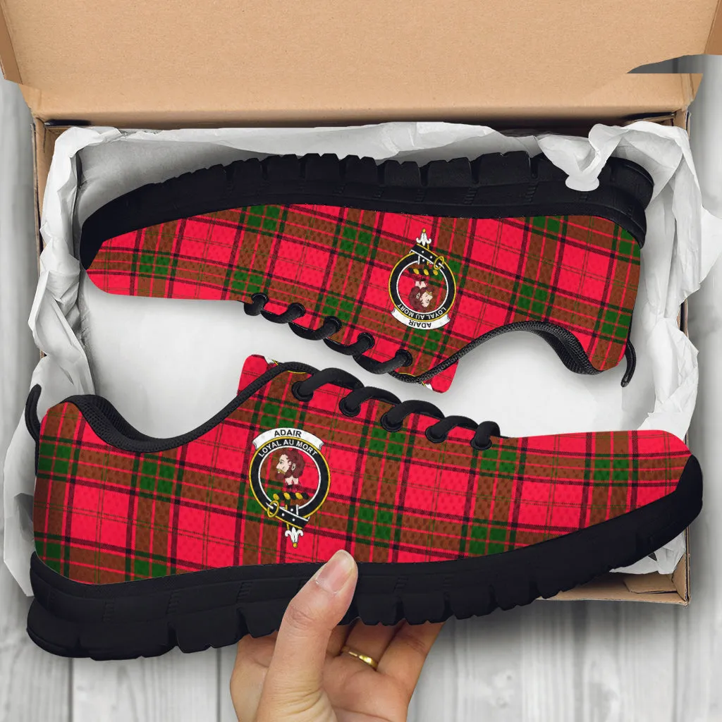 Adair Tartan Sneakers with Family Crest