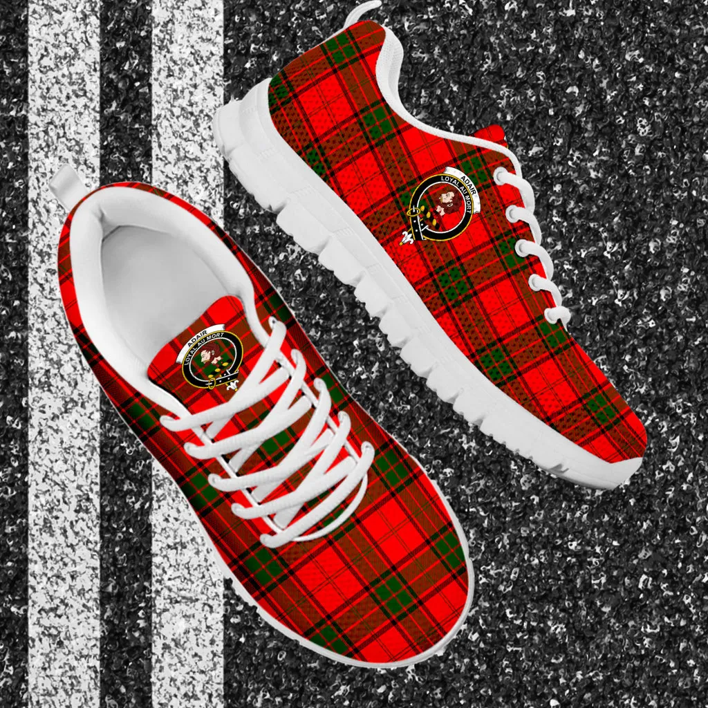 Adair Tartan Sneakers with Family Crest