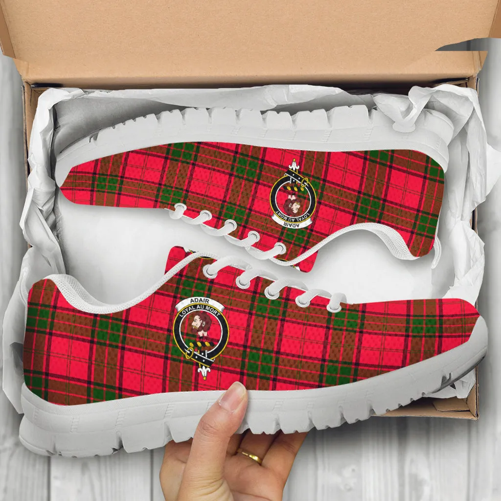 Adair Tartan Sneakers with Family Crest