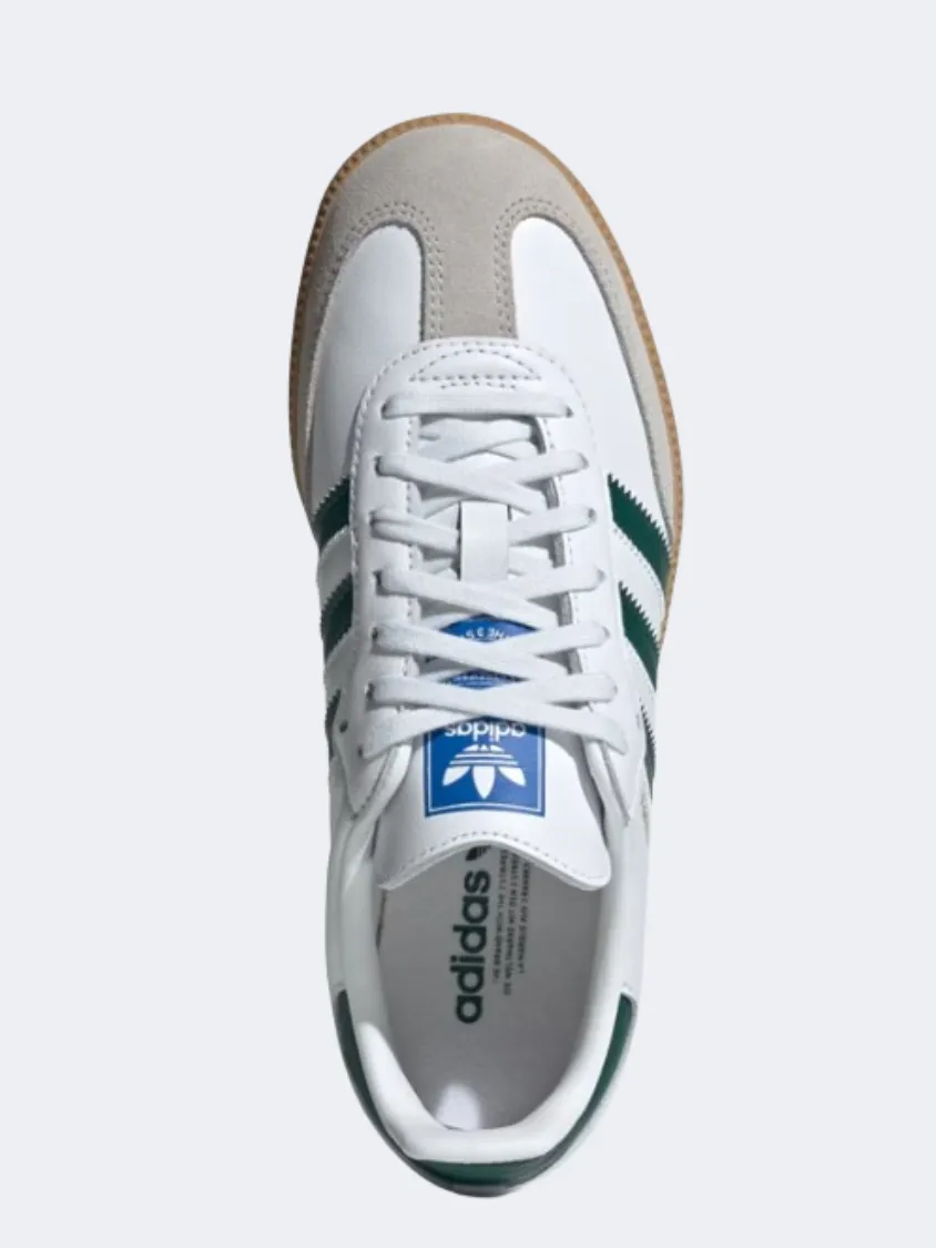 Adidas Samba Og Gs Original Shoes White/Green/Gum