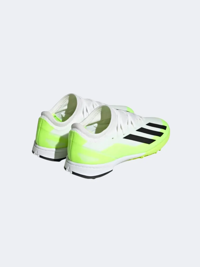 Adidas X Crazyfast.3 Kids Turf Shoes Cloud White/ Lemon