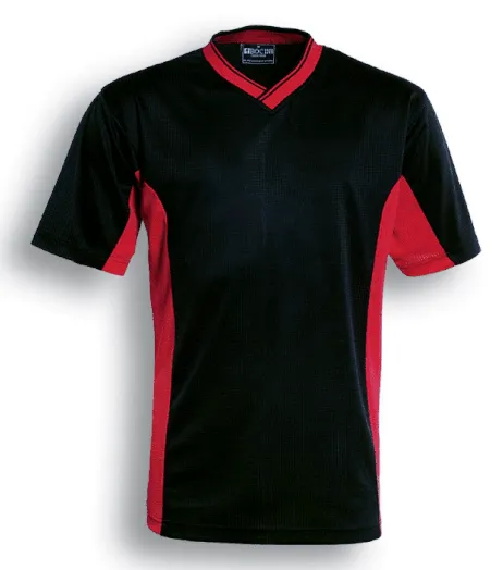 Adults Soccer Panel Jersey - Black/Red