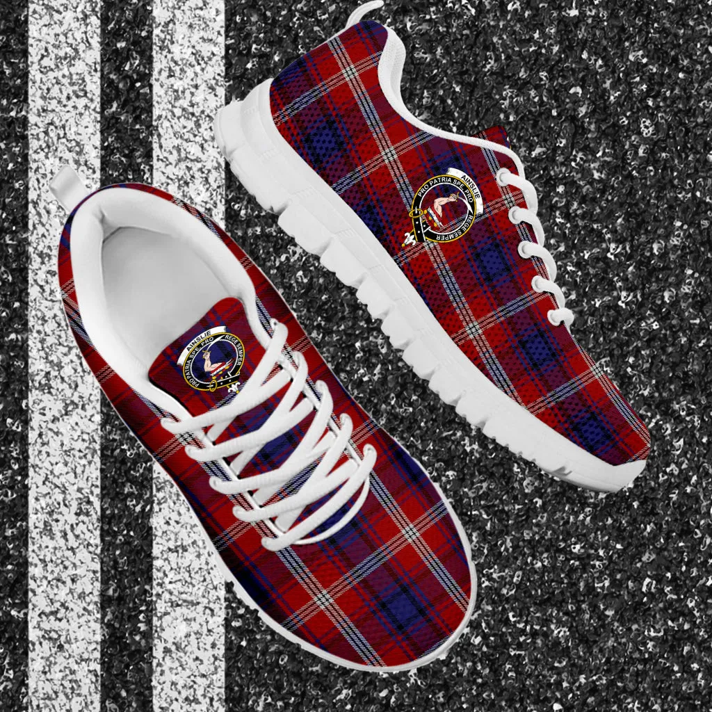 Ainslie Tartan Sneakers with Family Crest