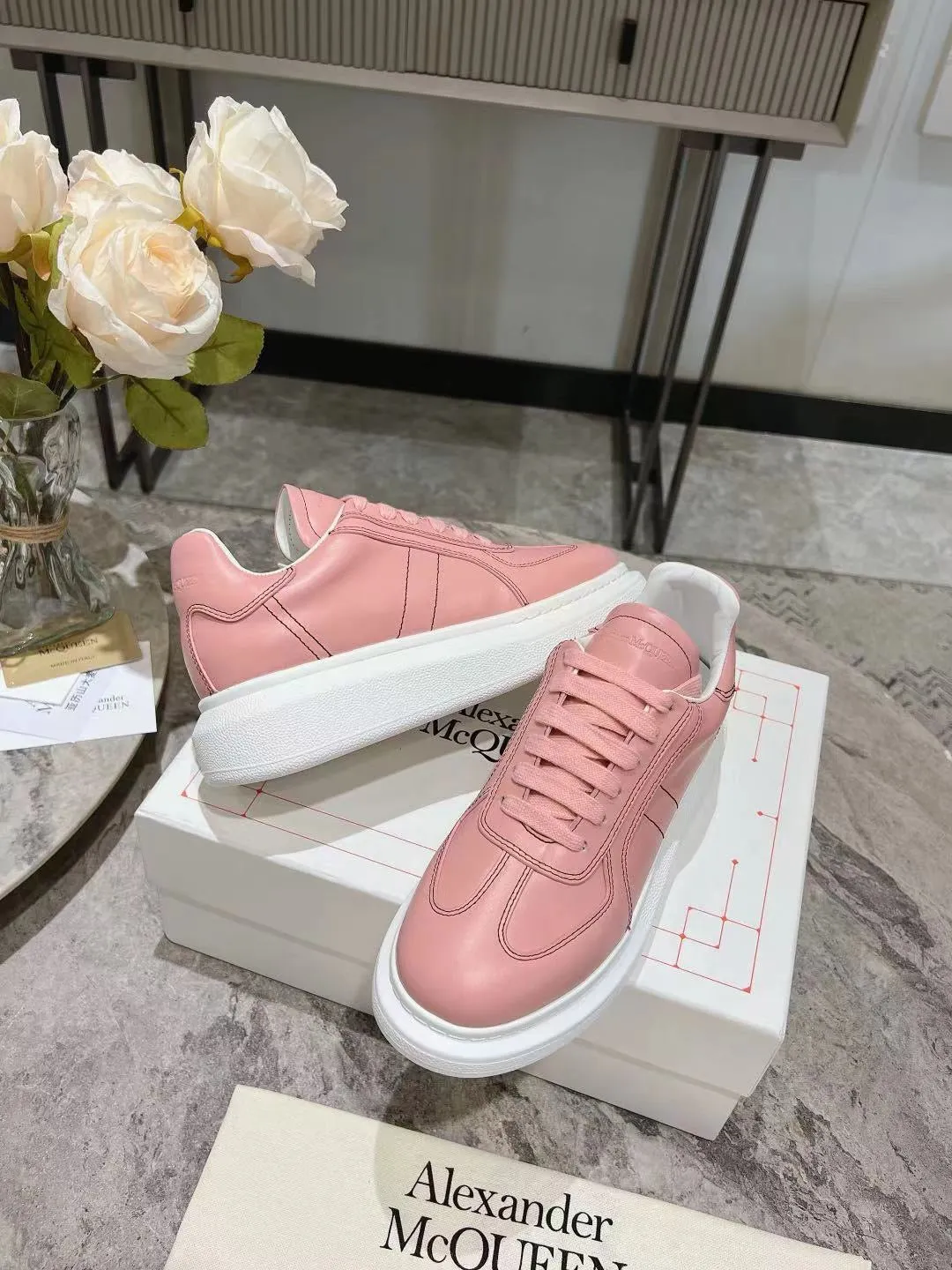 ALMC Light Low Pink Women Sneakers-158