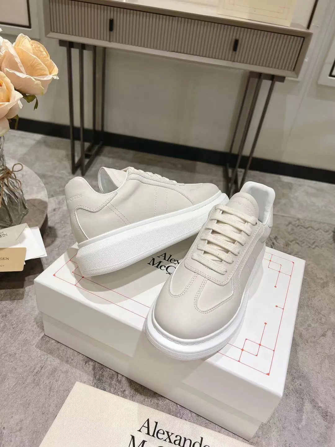 ALMC White Sneakers-160