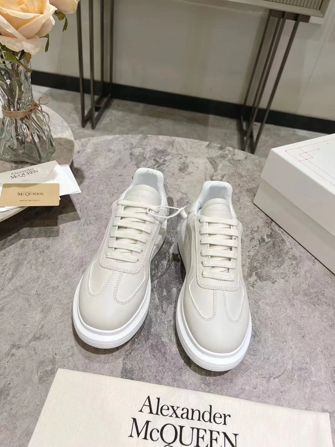 ALMC White Sneakers-160