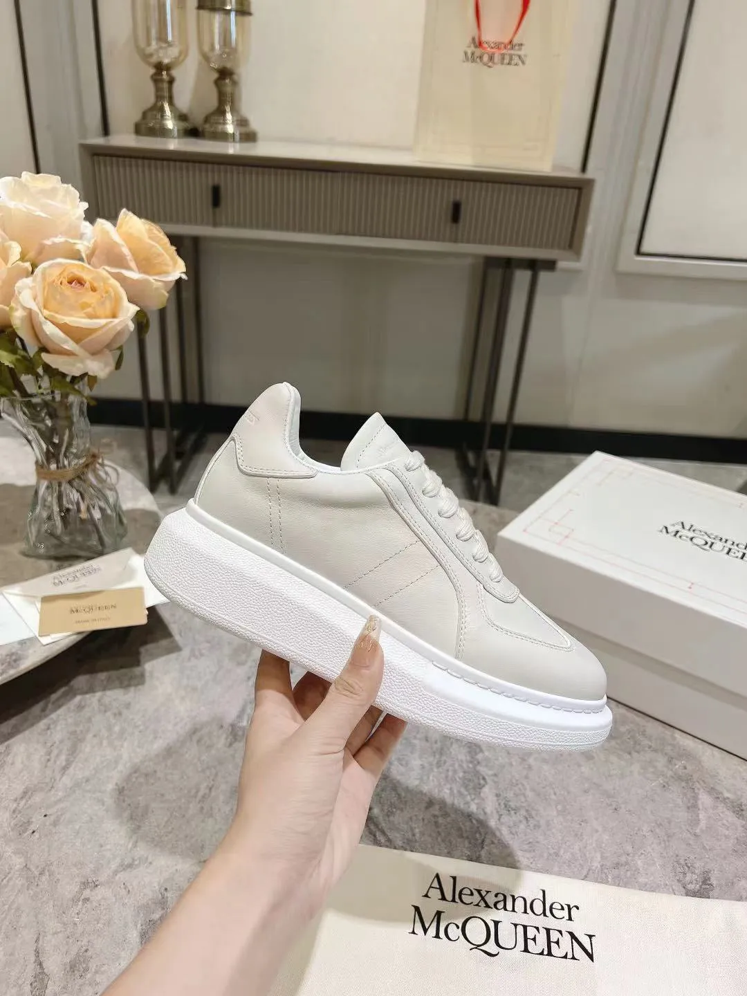 ALMC White Sneakers-160