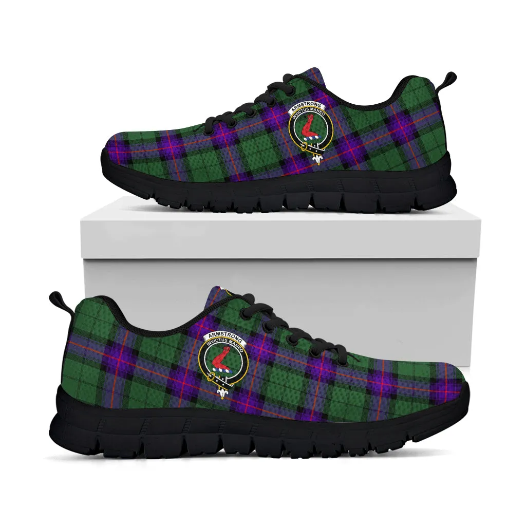 Armstrong Modern Tartan Sneakers with Family Crest