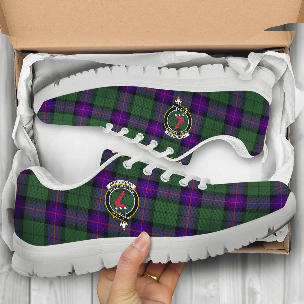 Armstrong Modern Tartan Sneakers with Family Crest