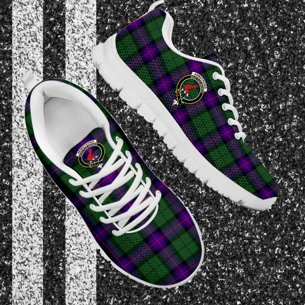 Armstrong Modern Tartan Sneakers with Family Crest