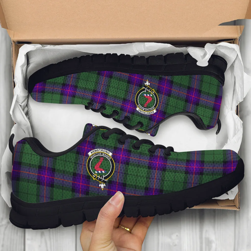 Armstrong Modern Tartan Sneakers with Family Crest