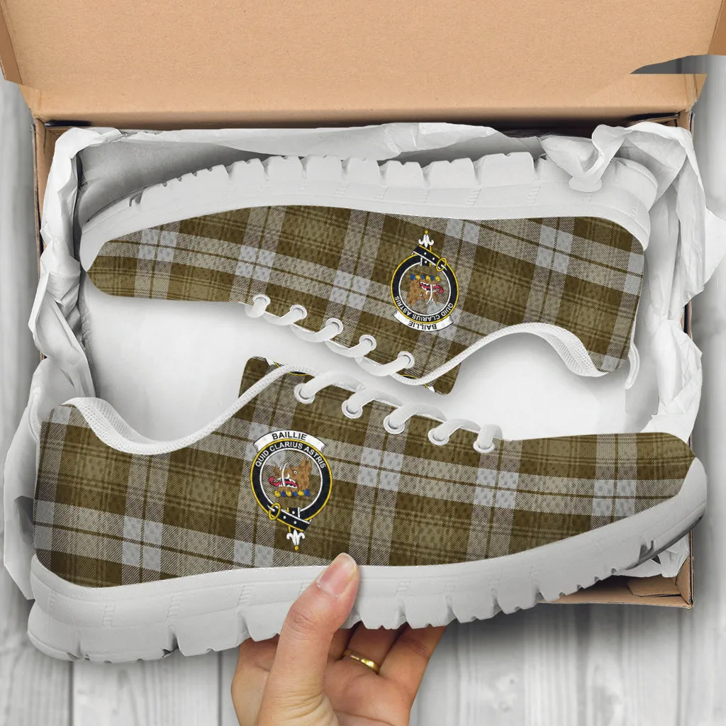 Baillie Dress Tartan Sneakers with Family Crest