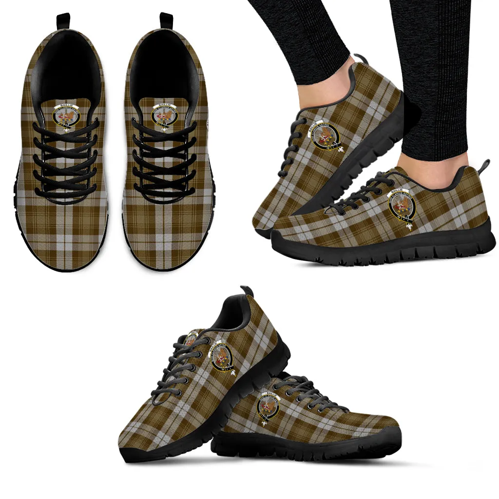 Baillie Dress Tartan Sneakers with Family Crest