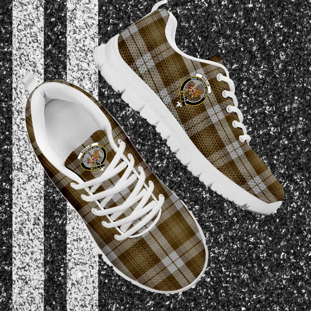 Baillie Dress Tartan Sneakers with Family Crest