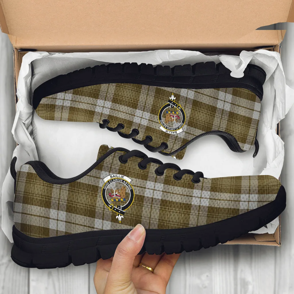 Baillie Dress Tartan Sneakers with Family Crest