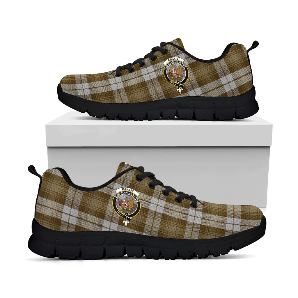 Baillie Dress Tartan Sneakers with Family Crest