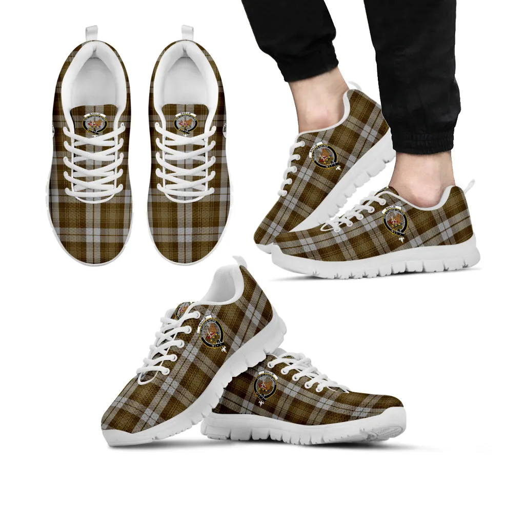 Baillie Dress Tartan Sneakers with Family Crest