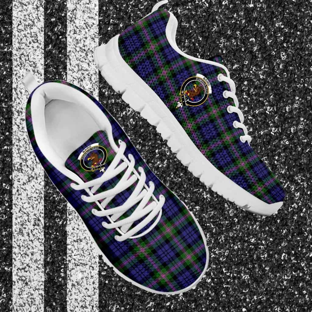 Baird Modern Tartan Sneakers with Family Crest