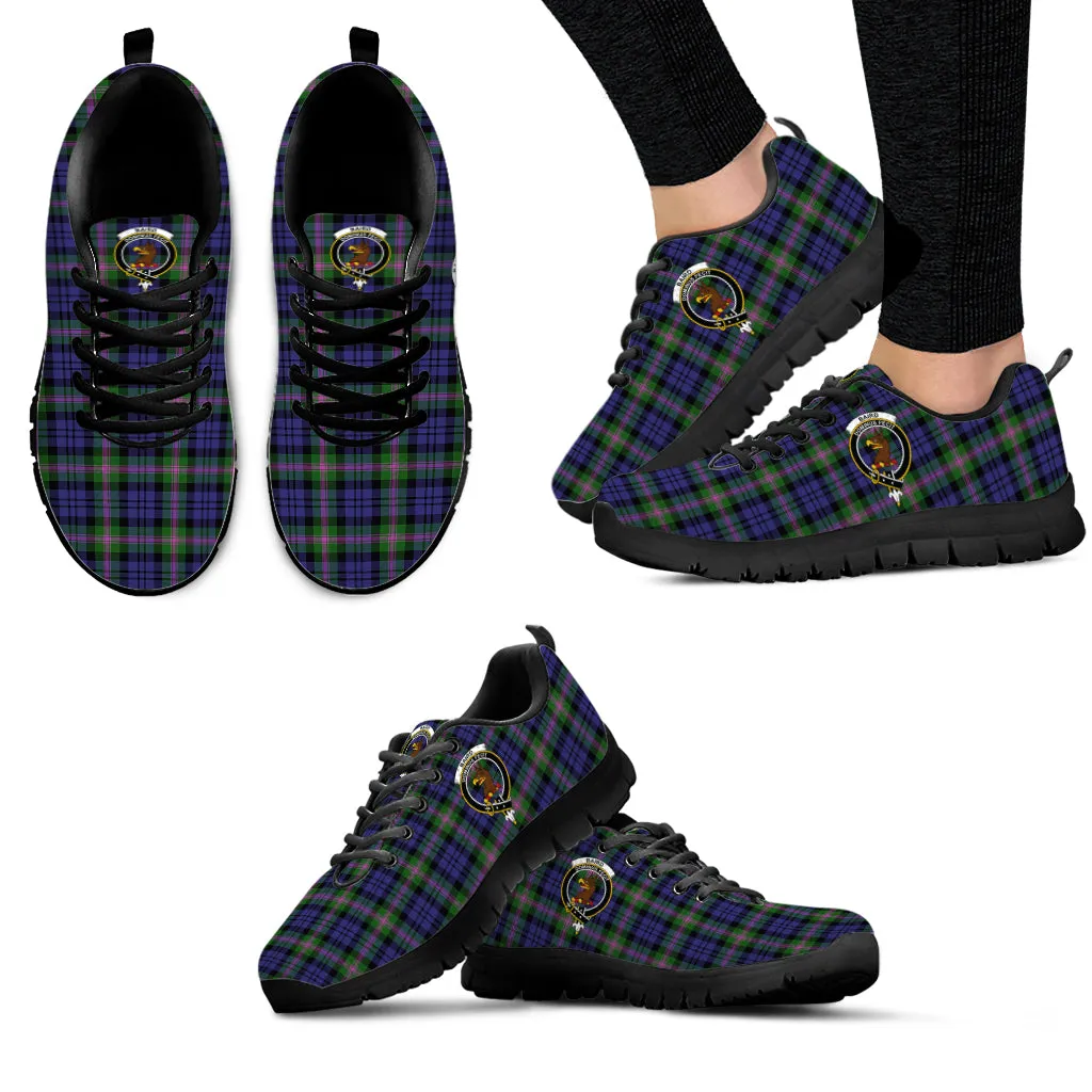 Baird Modern Tartan Sneakers with Family Crest