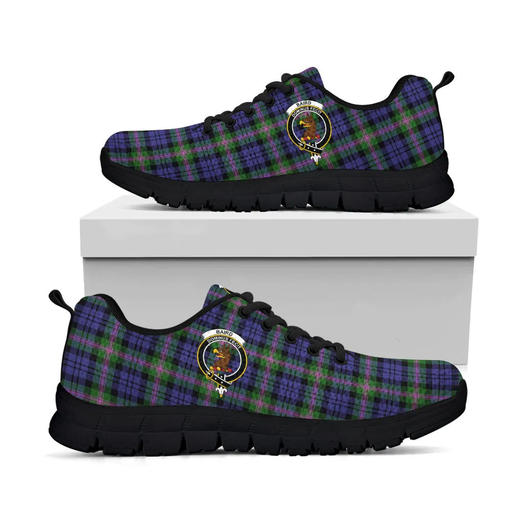 Baird Modern Tartan Sneakers with Family Crest