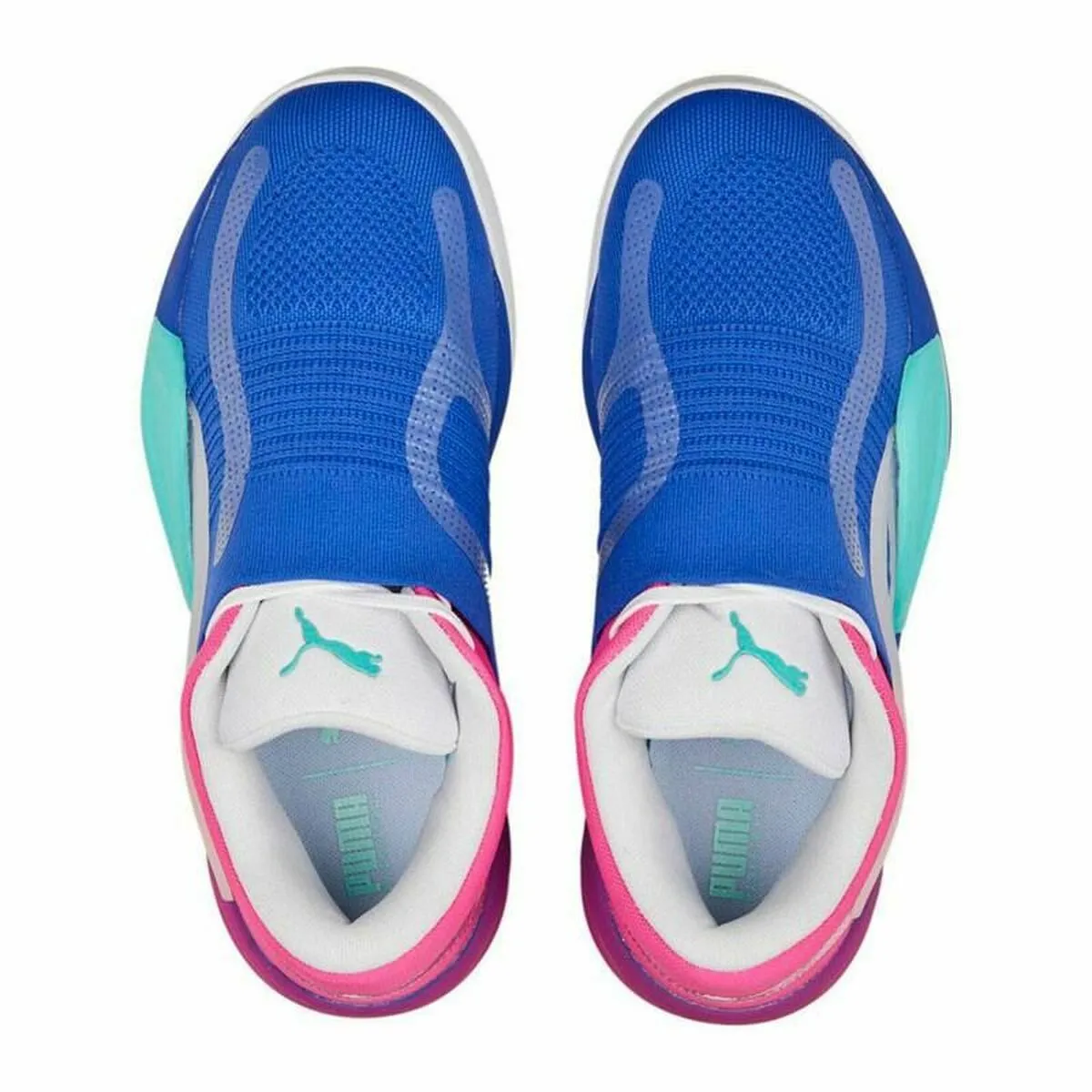 Basketball Shoes for Adults Puma Rise Pink Blue