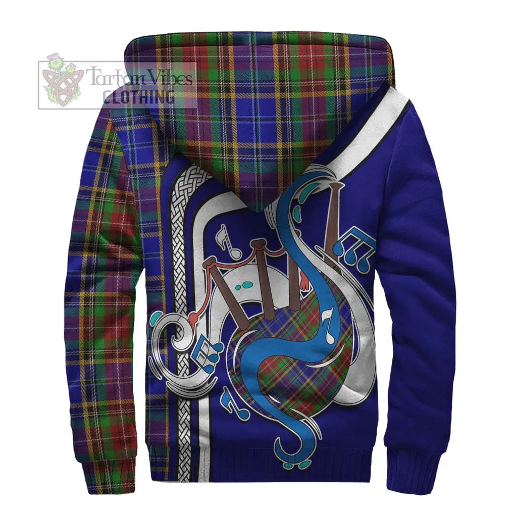 Beattie Tartan Sherpa Hoodie with Epic Bagpipe Style