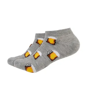 Beer Printed Ankle Socks