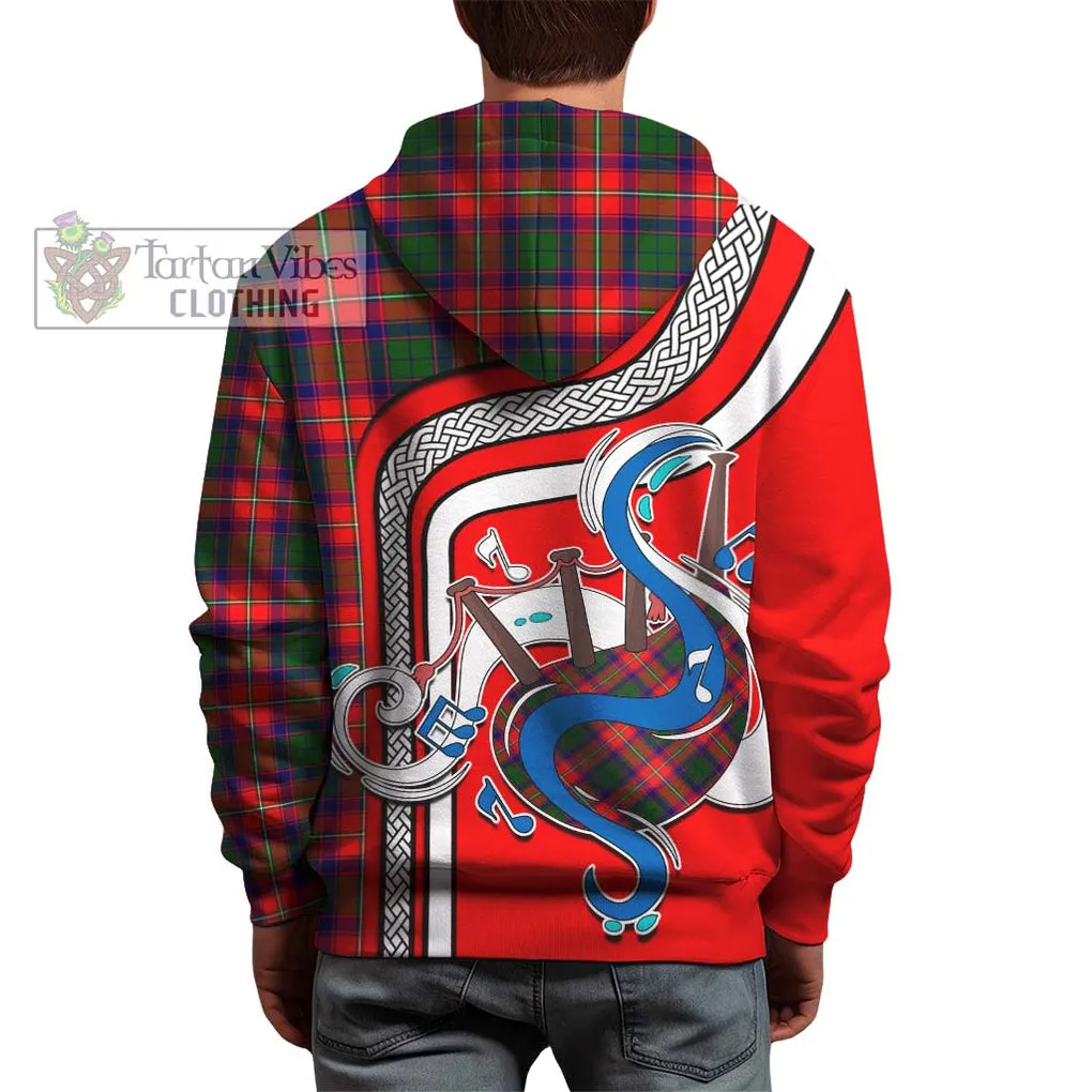 Belshes Tartan Hoodie with Epic Bagpipe Style