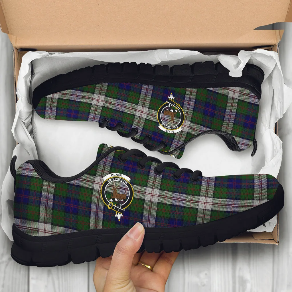 Blair Dress Tartan Sneakers with Family Crest