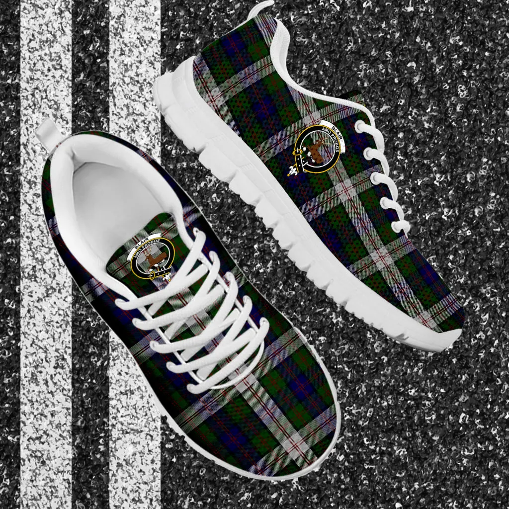 Blair Dress Tartan Sneakers with Family Crest