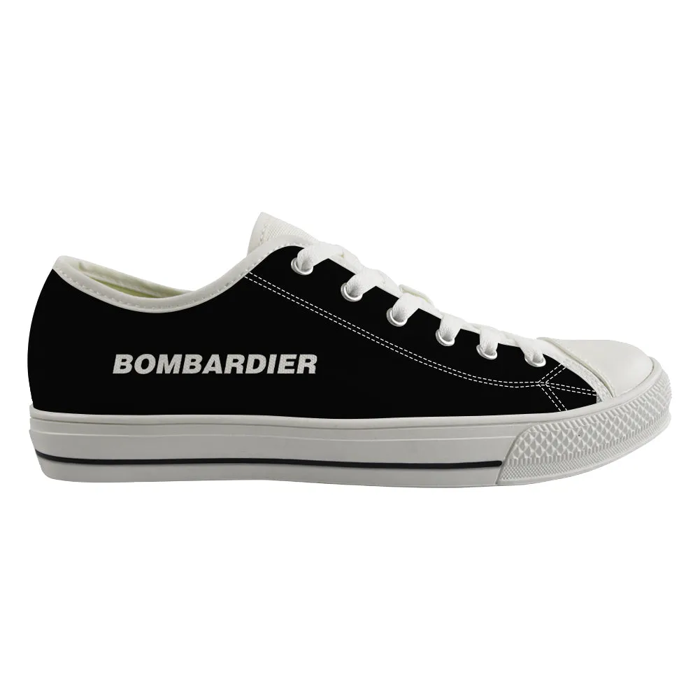 Bombardier & Text Designed Canvas Shoes (Men)