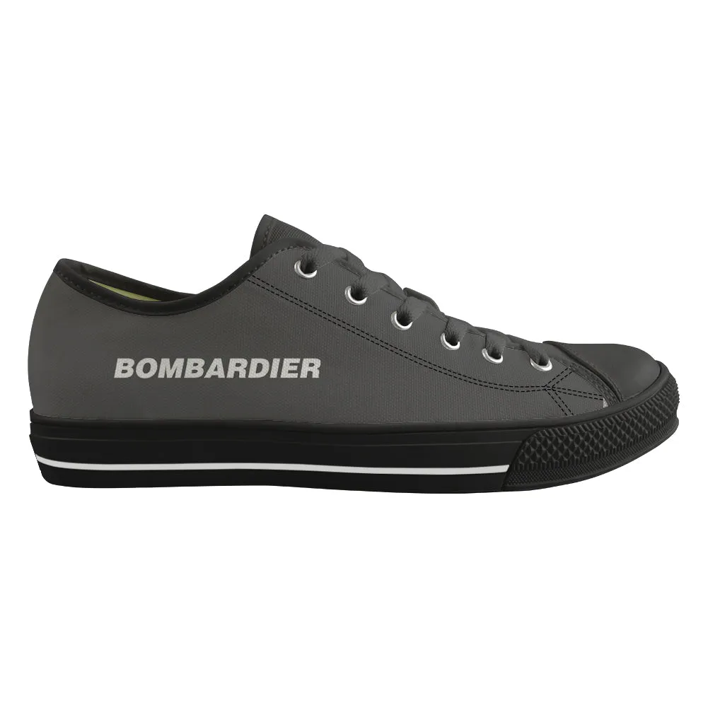 Bombardier & Text Designed Canvas Shoes (Men)