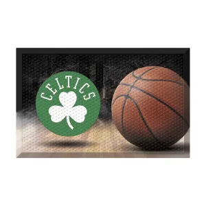 Boston Celtics Rubber Scraper Door Mat