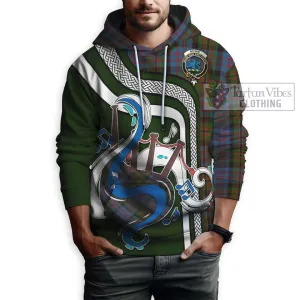 Bowie Tartan Hoodie with Epic Bagpipe Style