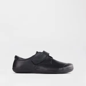 Boys Velcro School Shoes in Black Sizes 28-33 - 7813