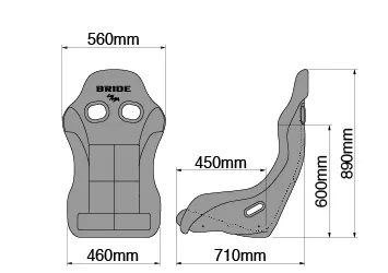 Bride Red Zeta IV FRP Bucket Seat *FIA APPROVED*