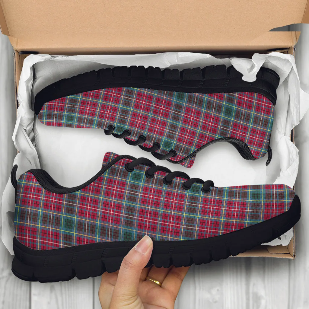 British Columbia Province Canada Tartan Sneakers