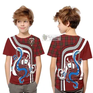 Brodie Tartan Kid T-Shirt with Epic Bagpipe Style