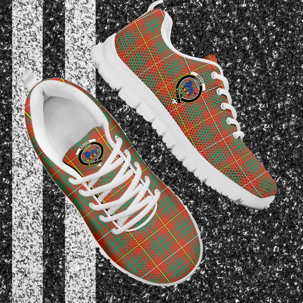 Bruce Ancient Tartan Sneakers with Family Crest