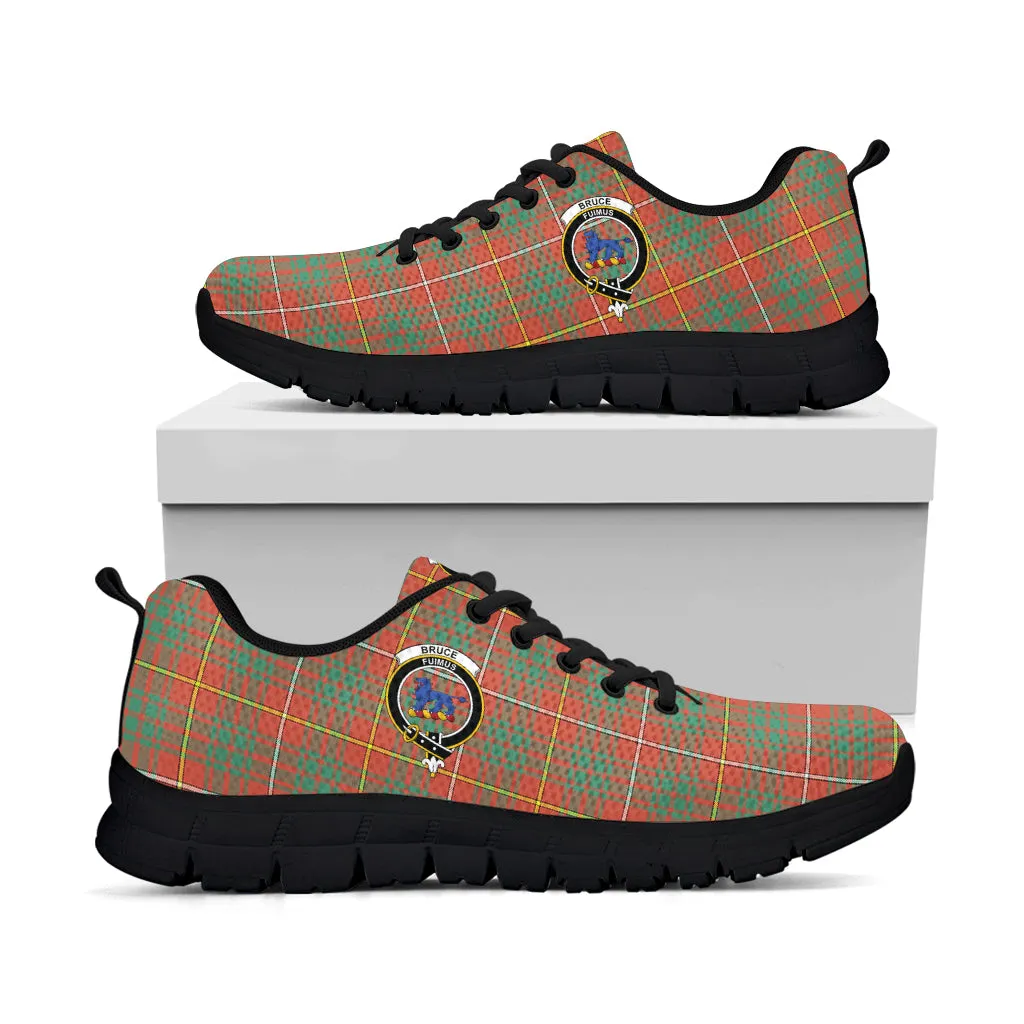 Bruce Ancient Tartan Sneakers with Family Crest