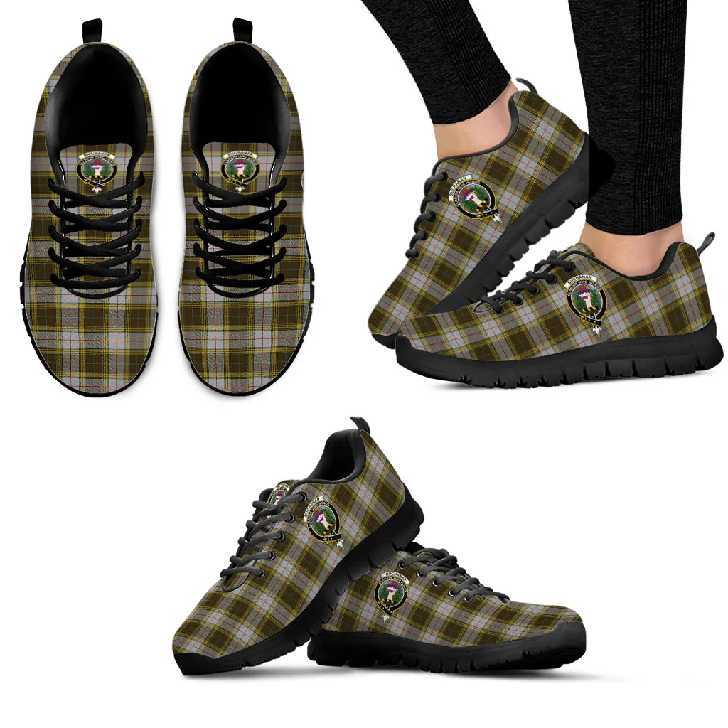 Buchanan Dress Tartan Sneakers with Family Crest