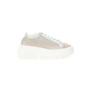 Casadei Eco Leather Beige Sneakers