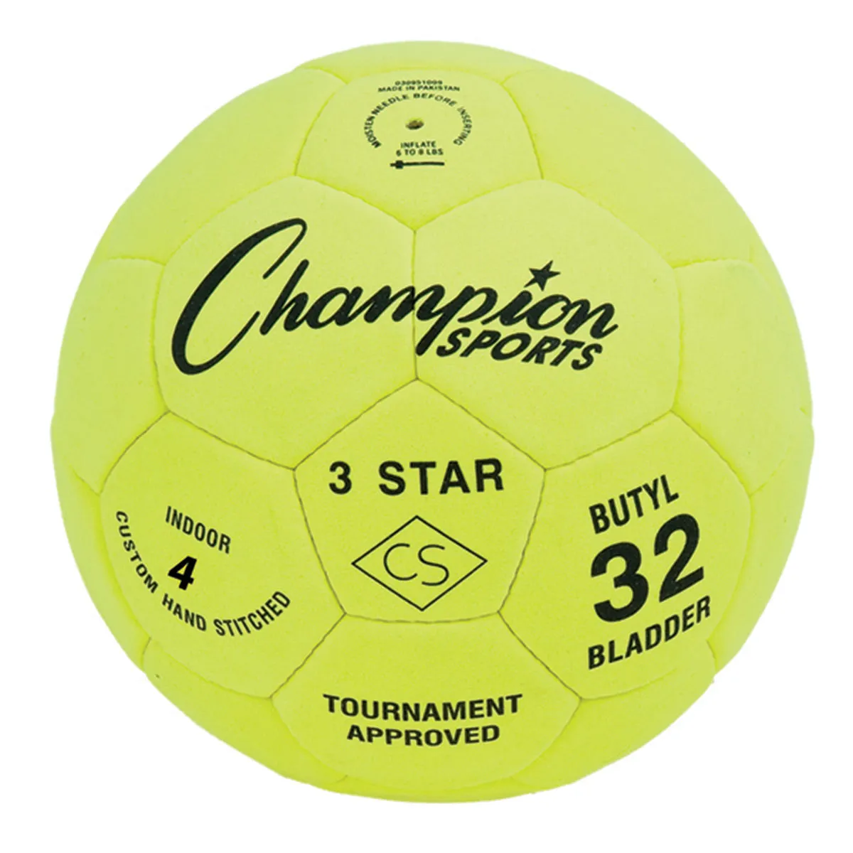 Champion Sports 3 Star Indoor Soccer Ball