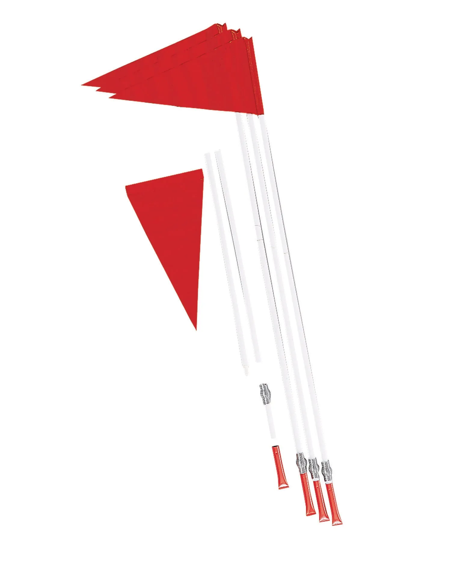 Champion Sports Soccer Corner Flag Set with Plastic Poles