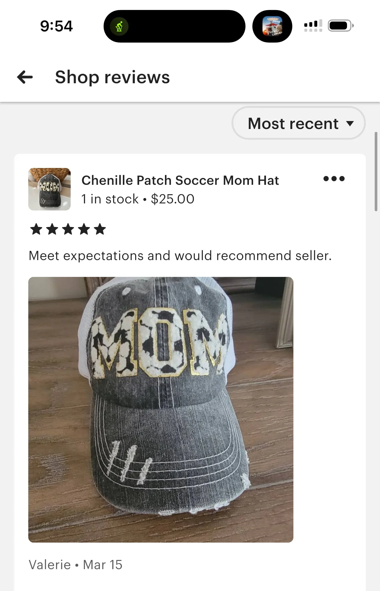 Chenille Patch Soccer Mom Hat