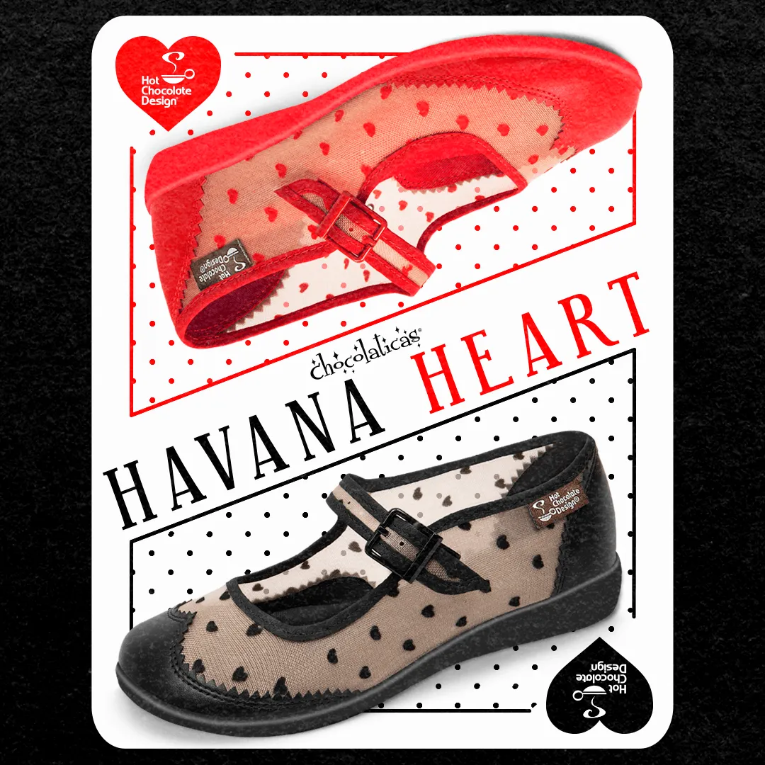 Chocolaticas® HAVANA HEART Women's Mary Jane Flat