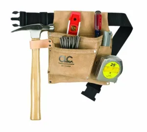 CLC Work Gear IP489X 3 Pocket Nail & Tool Bag With Polyweb Belt