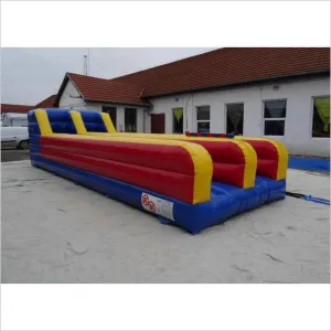 Commercial 0.55MM PVC Bungee Run Inflatable Sports Games For Two Persons